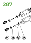 All Spare Parts 287 Syringes Cover